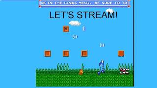 Were Streaming Super Mario Bros  Crossover until I beat the game