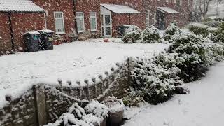 برف باری کا ایک منظر برمینگم یوکے سے A View Of Snowfall From Birmingham Uk