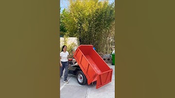 Self unloading Trolley! One machine for multiple uses saves time effort & manpower #subscribe