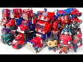 All Optimus Prime Transformers RID, Rescue Bots, Masterpiece Collection Blue Car Color Mainan Truck