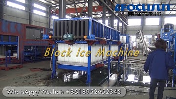 Focusun 10T/day direct system block ice machine, 40kgs per block