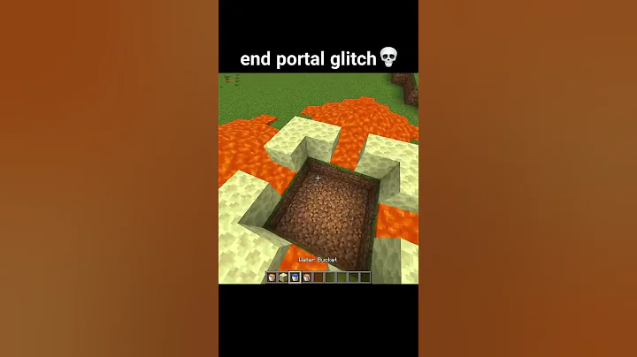 Minecraft End Portal Glitch Moment