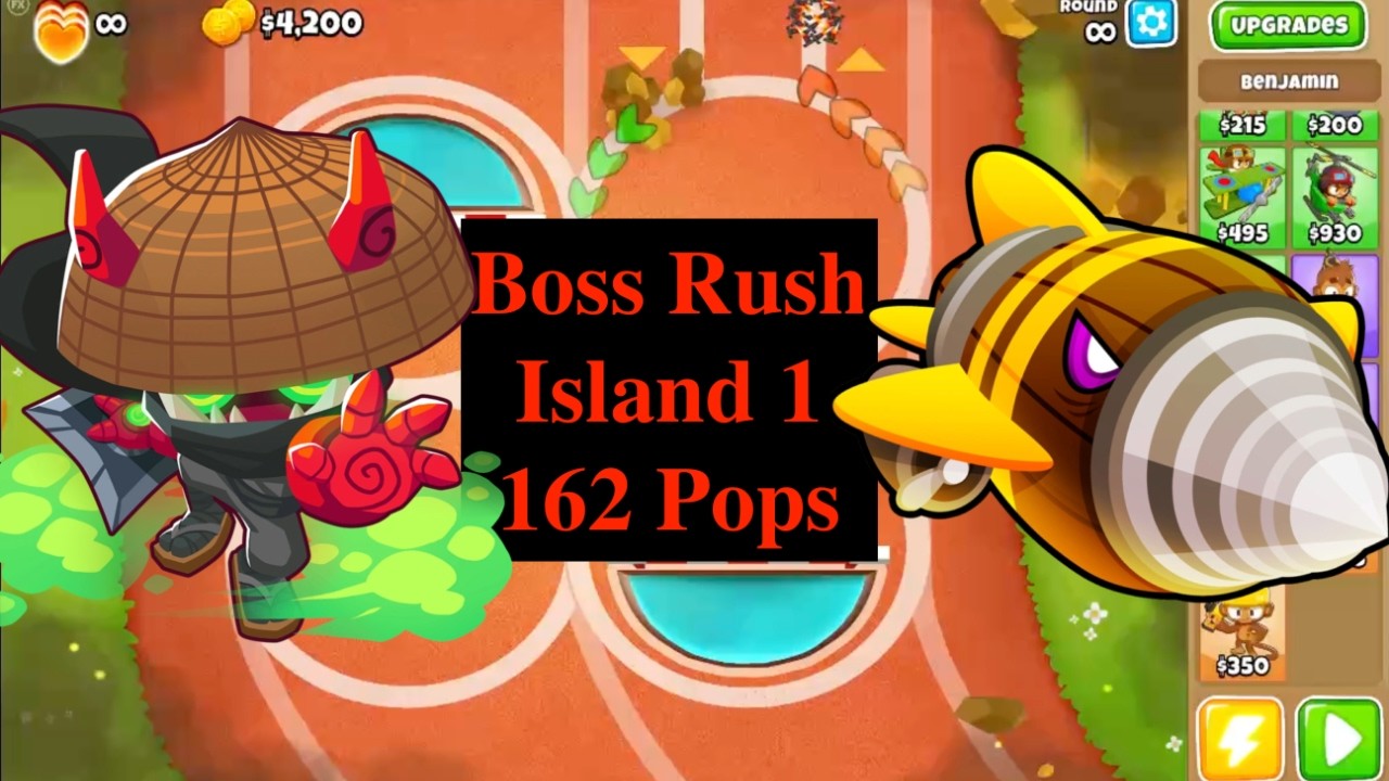 BTD 6 Boss Rush Island 1 | Pops 162+ | Dreadbloon | Voiceover | BTD6 Boss Rush Tutorial