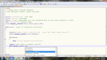 How to update database record using MySQLi
