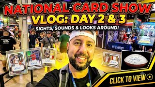 Day 2 and 3 National Sports Card Convention 2026 Vlog  Room Look Around Protest Robots and Crowds! 😳