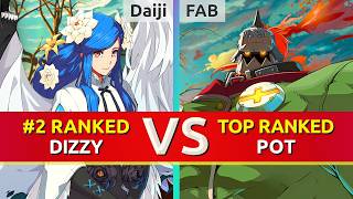 GGST 2.00 ▰ Daiji (#2 Ranked Dizzy) vs FAB (TOP Ranked Potemkin). High Level Gameplay