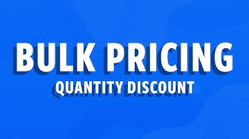 Offer Bulk Discounts & Quantity Pricing to B2B Customers - Shift4Shop