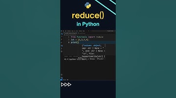 How reduce function works in Python ? #shorts #python