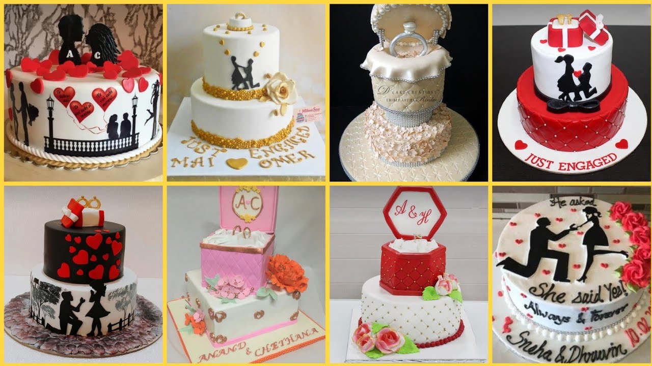 40+ Engagement Ring Cake Ideas 2021/Engagement Ring Cake Designs