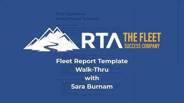 Fleet Report Template #fleetmanagement #fleetreport #report #template