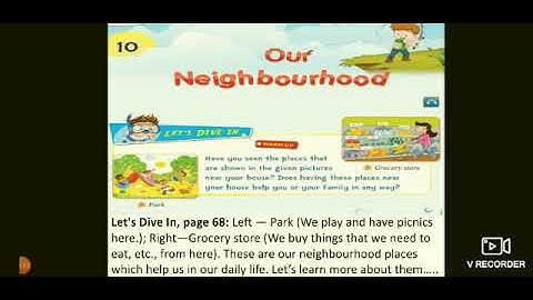 Grade 2 EVS | Lesson 10 Our Neighbourhood |  Part 1 | CBSE