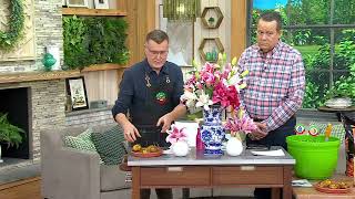 रॉबर्टा का 4 पीस सुगंधित रोज़लिली लाइव बल्ब QVC पर screenshot 3