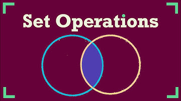 Lecture 3 -  Venn Diagrams and Set Operations // Combinatorics Discrete Math