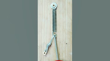 Easy Spring Stretching Hack: DIY Leverage Trick! #shorts #diy #tips #skills #tricks