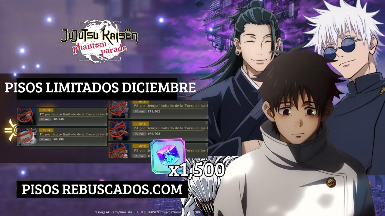 😳Pisos BASTANTE INTERESANTES: Pisos #1 al #5 (DICIEMBRE 2025) | JJK: Phantom Parade