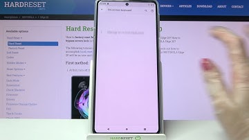 How to Enter Text Correction Options in MOTOROLA Edge 20 – Find Text Correction Settings