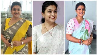20 Best Sarees Of Actress Roja Roja Saree Styling Actress Roja Sarees 2025