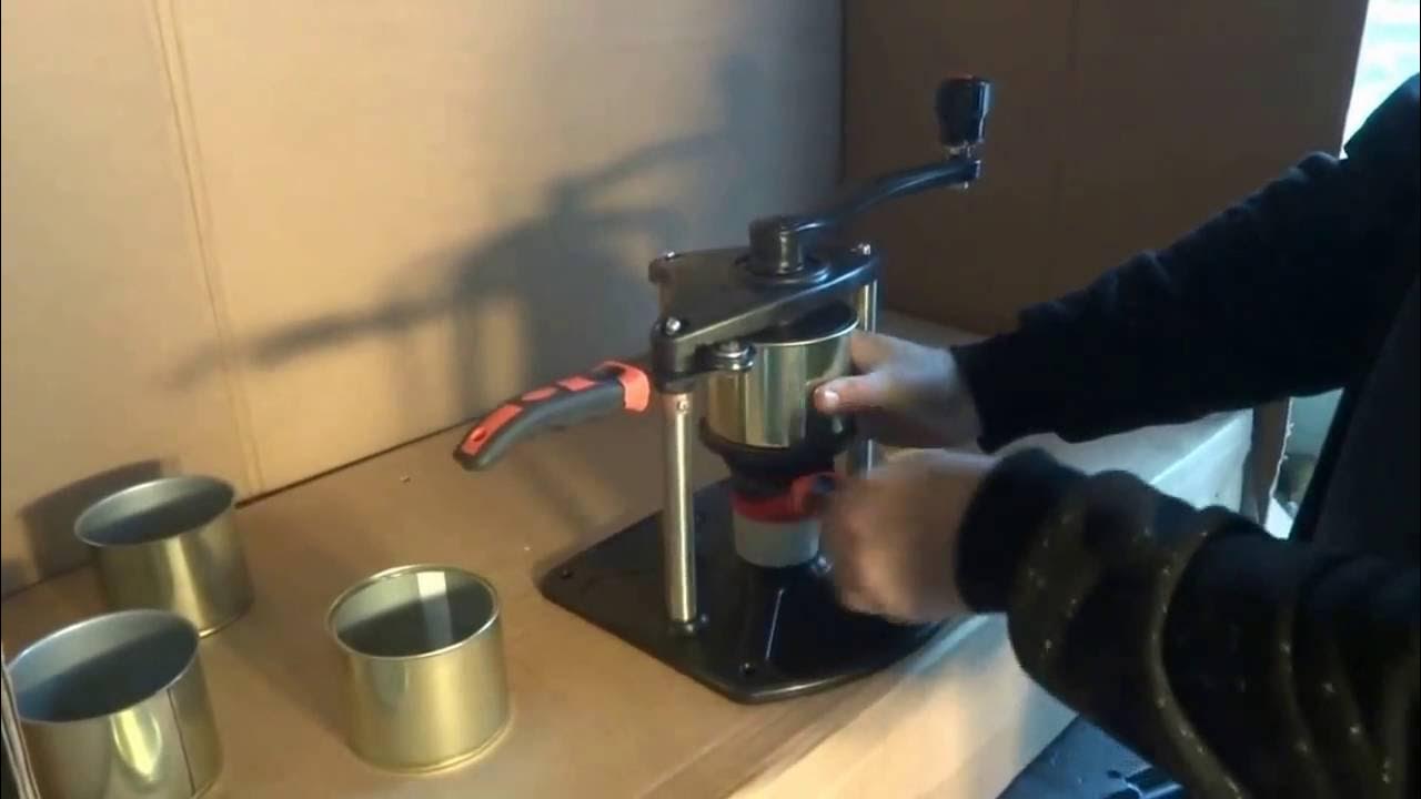 Home caning manual can sealer YouTube
