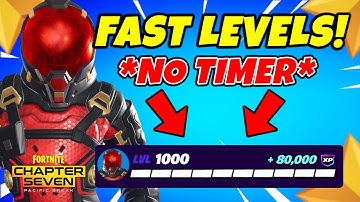 Best *NO TIMER* Fortnite XP MAP to LEVEL UP FAST in Chapter 7