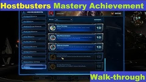 StarCraft 2: "Hostbusters" Mastery Achievement Walk-through (The Host Mission)