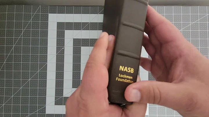 NASB 2020 Prime Large Print Thinline review in goatskin.