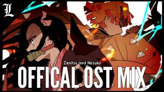 [NEZUKO AND ZENITSU] | Zenitsu saves Nezuko | Demon Slayer Movie: Mugen Train Official OST