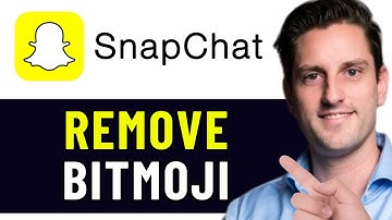 HOW TO REMOVE BITMOJI FROM SNAPCHAT 2025! (FULL GUIDE)