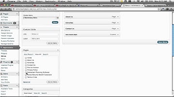 add submenu items to thesis theme for wordpress