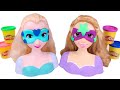 MANUALIDADES 🌈 Máscaras de CARNAVAL para ELSA y ANNA 🎭 Vídeos para niños
