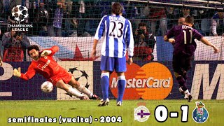 R.C. Deportivo 0-1 F.C. Porto | Semifinal (vuelta) Liga de Campeones 2004 | Lo mejor del partido
