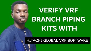 How to select VRF branching kits (Y-branches) manually - Part 2