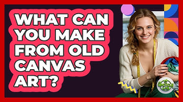 What Can You Make From Old Canvas Art? - The Upcycle Lab