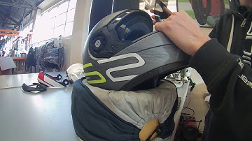 How to remove a Schuberth S2 sunvisor
