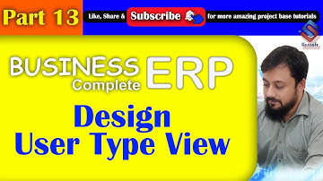 ERP Part 13 Design UserTypes View in ASP.NET MVC