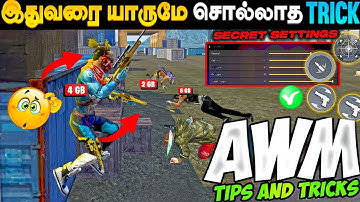 AWM One Tap Trick Tamil || Free Fire Headshot Sensitivity 🔥 || After Ob42 setting