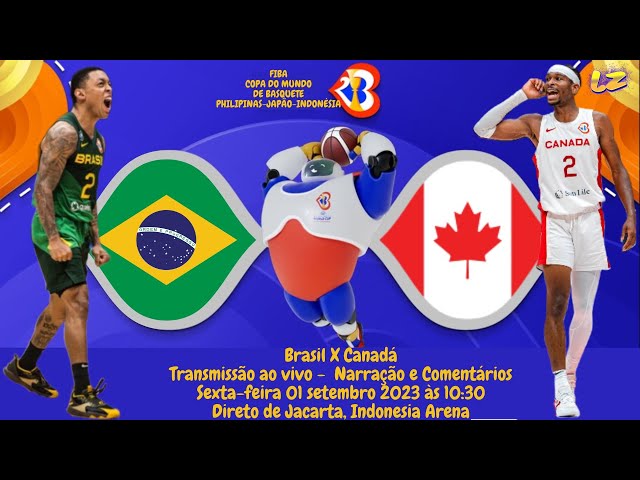 Onde assistir Brasil x Canadá – Copa do Mundo de Basquete