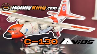 AVIOS (PNF) C-130 V2 US Coast Guard Scale Turboprop (1600mm) • UNBOXING • (English/Français 4K)