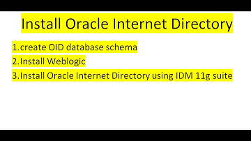 Install Oracle Internet Directory using IDM 11g suite