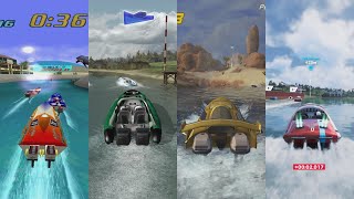 Boat Racing in 10 different games (Hydro Thunder, Rapid Racer and more) screenshot 5