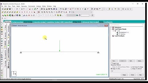 Analysis of Simply Supported BEAM in Staad Pro