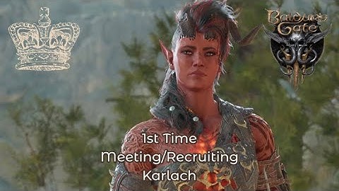 Baldur’s Gate 3: 1st time meeting/recruiting Karlach (Without Wyll)