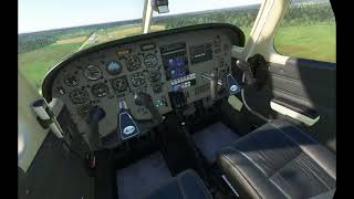 (VR) MSFS2020  Trying Piper PA28 Arrow III For The First Time, TouchAndGo Landings Training