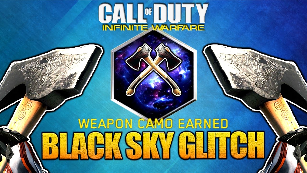 Epic Axe Headsman Black Sky Camo Glitch - Infinite Warfare Multiplayer