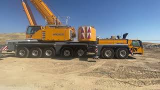 7 Axle Crane does a U-Turn