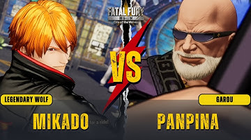FF:CotW 🌟 MIKADO (Rock) vs PANPINA (Mr.Big)🌟Replay Match - FATAL FURY: City of the Wolves!
