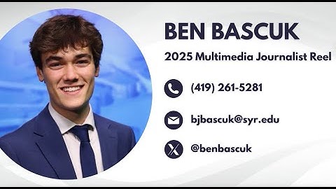 Ben Bascuk MMJ Reporter Reel 2025