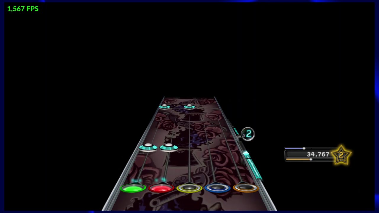 What happens when you turn note speed up all the way to 20 in Clone Hero