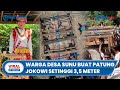 Bangga Bisa Nikmati Dampak Pembangunan, Masyarakat Desa Sunu Buat Patung untuk Jokowi Setinggi 3,5 M