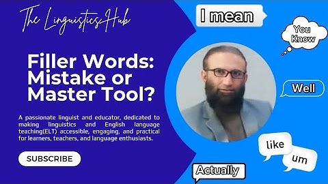 Filler Words: Mistake or Master Tool?#linguistics  #english #speakconfidentenglish