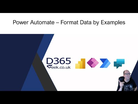 Power Automate - Format Data By Example